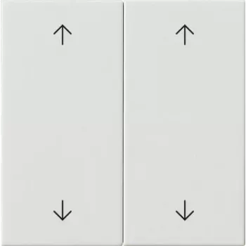 Gira Rocker Key 2-Gang Pure White 538703