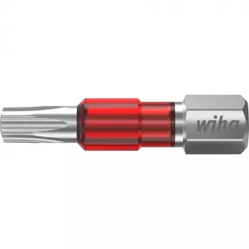 Wiha 7015TY T30 x 29 mm Torx uzgalis, 1/4 collu sešstūra stiprinājums, 25 gabalu iepakojums 42550