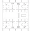 Siemens SIRIUS palīgkontaktu bloks 4 NO kontakti (3RH2911-2FA40)