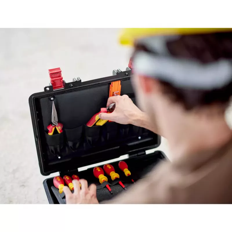 Wiha Basic Set L Electric 46-daļu VDE izolētu instrumentu koferis 47312