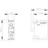 SIEMENS SIRIUS ACT 3SU1400-1AA10-1LA0 Kontaktu modulis, 1 NO, skrūvju spailes, grīdas montāža
