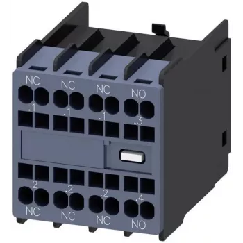 Siemens SIRIUS palīgkontaktu bloks 1NO+3NC, priekšējā montāža, skrūvju spailes, 3RH2911-2HA13