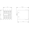 Siemens SIRIUS palīgkontaktu bloks 1NO+3NC, priekšējā montāža, skrūvju spailes, 3RH2911-2HA13