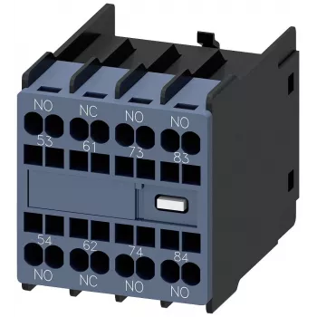 Siemens SIRIUS palīgkontaktu bloks 3NO+1NC, priekšējā montāža 3RH2911-2XA31-0MA0