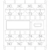 Siemens SIRIUS palīgkontaktu bloks 3NO+1NC, priekšējā montāža 3RH2911-2XA31-0MA0