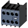 Siemens 3RH2911-1XA40-0MA0 palīgkontaktu bloks, 4 NO, skrūvju spailes, sānu montāža SIRIUS 3RH2/3RT2