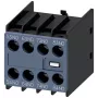 Siemens 3RH2911-1XA40-0MA0 palīgkontaktu bloks, 4 NO, skrūvju spailes, sānu montāža SIRIUS 3RH2/3RT2