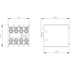 Siemens 3RH2911-1XA40-0MA0 palīgkontaktu bloks, 4 NO, skrūvju spailes, sānu montāža SIRIUS 3RH2/3RT2