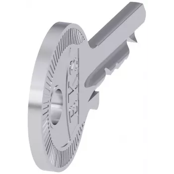 Siemens SIRIUS ACT atslēga atslēgas vadītiem slēdžiem, bloķēšanas numurs S1, metāls, sudraba 3SU19500FD800AA0