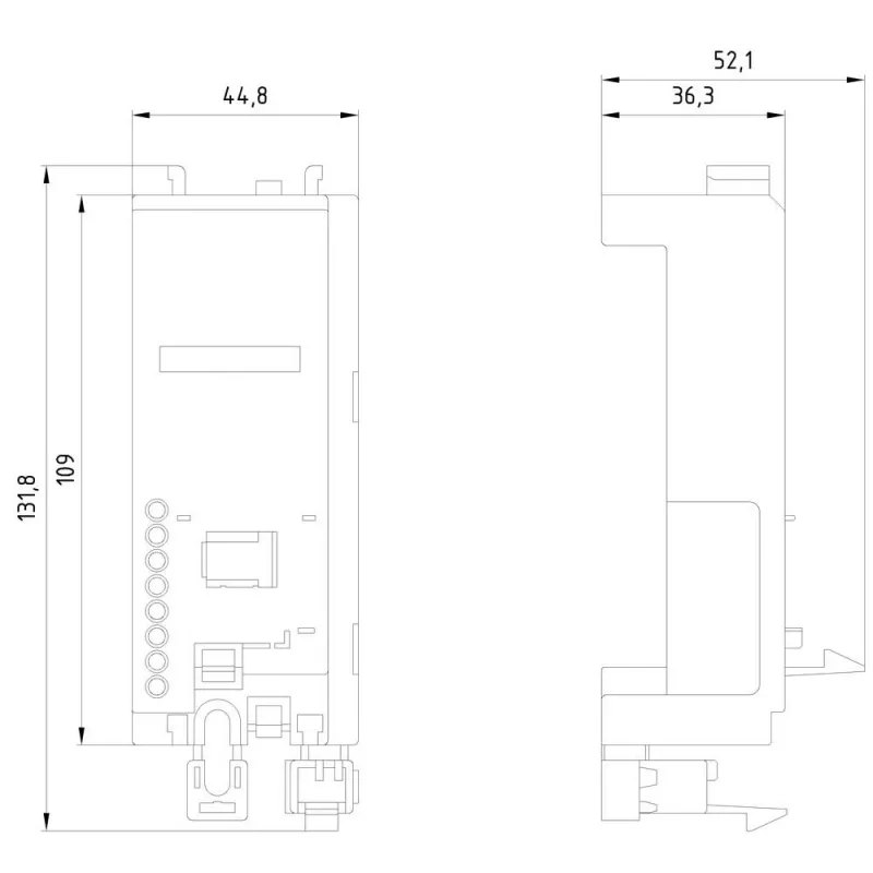 Siemens SIRIUS savienojuma modulis 3RV2 automātslēdžiem un 3RT2 kontaktorim, S00/S0, 3RV2917-7AA00
