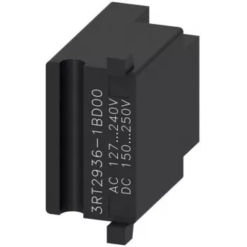 Siemens SIRIUS 3RT2936-1BD00 varistora pārsprieguma slāpētājs 3RT2 kontaktoriem, 127-240 V AC / 150-250 V DC, spraudņa tipa priekšējā montāža