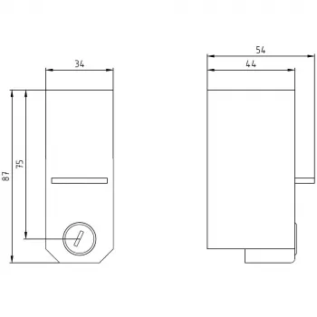 Siemens SIRIUS spaiļu pārsegs 3TX65263B caurspīdīgs