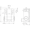 Siemens SIRIUS 3SE5 pozīcijas slēdzis ar rullīša stūmēju, 1NO+1NC, IP66/IP67 3SE5122-0CA00