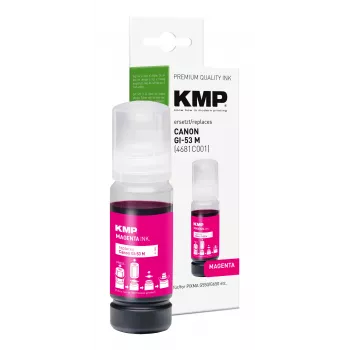 KMP uzpildes tintes pudele magenta 60 ml Canon GI-53M (4681C001) 1583,0006