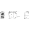Siemens SIRIUS 3RT2 jaudas kontaktors 11kW/400V 2NO+2NC 24V DC spole, skrūvju spailes, IP20 3RT20261BB443MA0