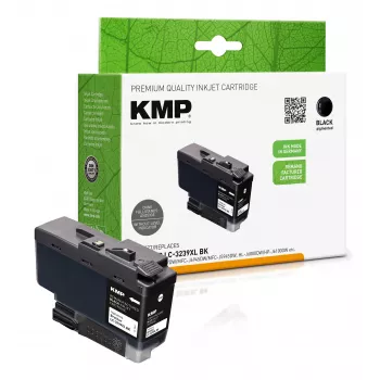 KMP saderīga melna tintes kasetne Brother LC-3239XLBK (1543.4001)
