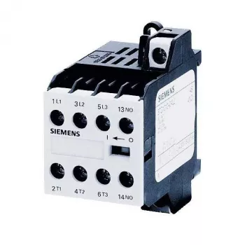 Siemens SIRIUS 3TG10 mini kontakttors 3TG1010-0AC2, 3 polu, 24 V AC spole, 3 A AC-3, 1 NO palīgkontakts