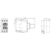 SIEMENS SIRIUS 3RT20 jaudas kontaktors, 37 kW, 72 A, 3 polu, 24 V AC spole, 2 NO + 2 NC palīgkontakti 3RT20381AD04