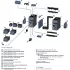SIEMENS SIRIUS 3RT20 jaudas kontaktors, 37 kW, 72 A, 3 polu, 24 V AC spole, 2 NO + 2 NC palīgkontakti 3RT20381AD04