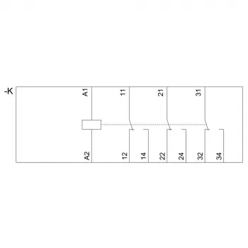 Siemens SIRIUS LZX:PT370024 spraudņa relejs 24V DC 3CO 10A