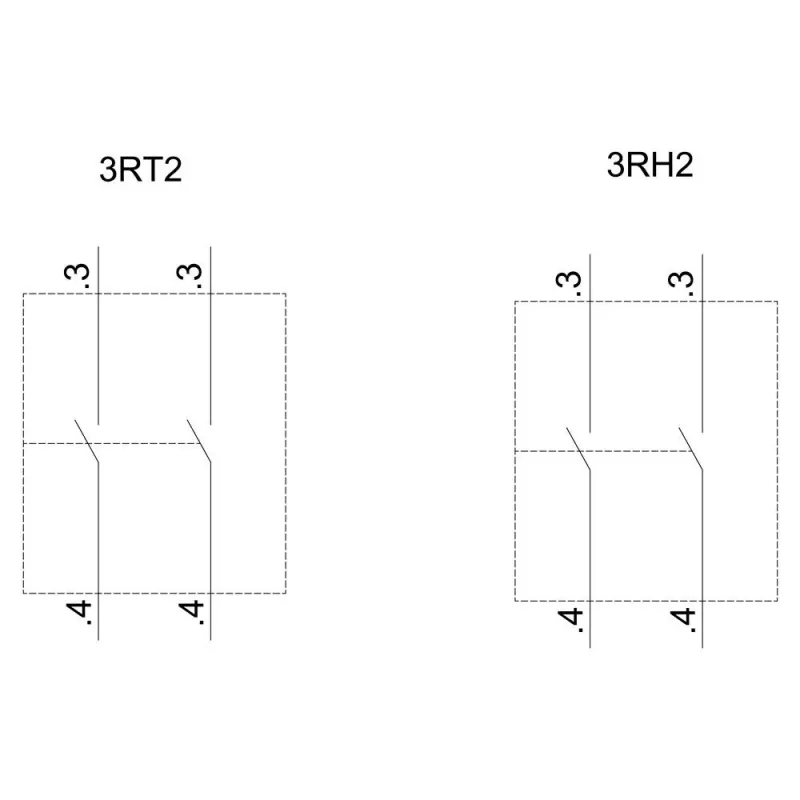 Siemens palīgkontaktu bloks 3RH2911-1HA20, 2 NO, priekšējā montāža, skrūvju spailes