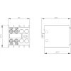 Siemens palīgkontaktu bloks 3RH2911-1HA20, 2 NO, priekšējā montāža, skrūvju spailes