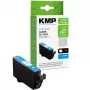 KMP zilas tintes kasetne, saderīga ar Canon CLI-526 C (1513,4003)