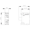 Siemens SIRIUS ACT LED modulis ar integrētu LED, AC/DC 6-24V, dzeltens (3SU14011BG301AA0)