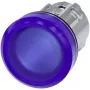 Siemens SIRIUS ACT plakanais indikatora lukturis, zils, 22mm, 24V AC/DC 3SU1051-6AA50-0AA0
