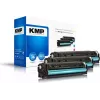 KMP 1236,0030 Saderīgu tonera kasešu komplekts HP LaserJet Pro 200 color M251n/M251nw - Ciāna, Fuksīna, Dzeltena (3 gab., 1800 lappuses katrā)