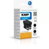 KMP Brother DCP-185C/385C/395CN/585CW/6690CW, MFC-5490CN/490CW/790CW/795CW/5890CN/5895CW/990CW/6490CW/6890CDW, DCP-J715W, MFC-J615W (1522,4821) - Melna tintes kasetne