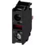 Siemens SIRIUS ACT Kontaktu modulis 3SU1400-1AA10-1MA0, 1 NO + 1 NC, skrūvju spaile, 500 V AC/DC