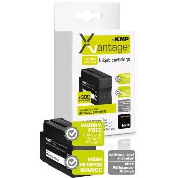 KMP XVantage melna pigmenta tintes kasetne, saderīga ar HP 953XL (L0S70AE) 1747,4081