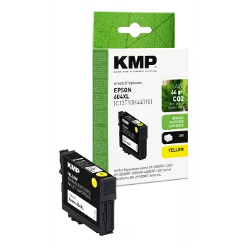 KMP dzeltena tintes kasetne, saderīga ar Epson T10H4 (1662,4009)