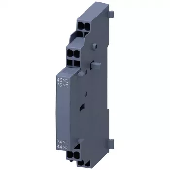 Siemens palīgkontaktu bloks 2 NO, sānu montāža 3RV2 automātiskiem slēdžiem S00/S0 - 3RV29012B
