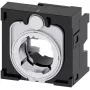 Siemens SIRIUS ACT turētājs 4 vadības ierīcēm, 22 mm, melns plastmasas, priekšējā paneļa montāža, 3SU1500-0BA10-0AA0