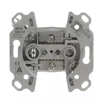 Busch-Jaeger 0231-102 Antenas kontaktligzdas ievietojums, 2 caurumu caurlaides 2CKA000230A1555