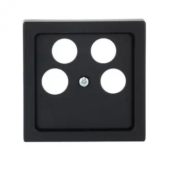 Busch-Jaeger centrālā plāksne melna pārsegs 1743/10-04-885 2CKA001724A4371
