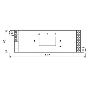 JUNG KNX LED kontrolleris 5 kanālu DC 5-48V, DIN sliedei, Secure, 390051SLEDE
