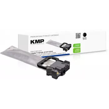 KMP PRINTTECHNIK saderīga melna tintes kasetne Epson T11D1 XL (augsta ietilpība, 1100 lappuses) 1664,4001