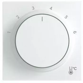 BUSCH-JAEGER Apaļā centrālā plāksne ar marķējumu 1-6, Studio White, 2CKA001710A4207