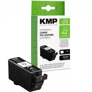 KMP saderīga melnā tintes kasetne Canon PGI-525 PGBK (4529B001) 1513,4001