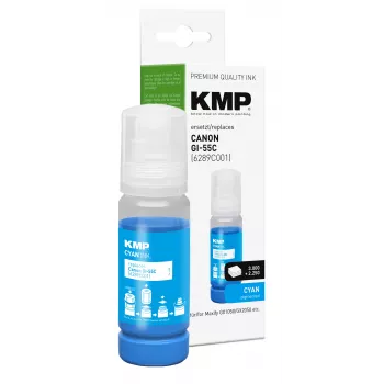 KMP papildināšanas tinte zila 70 ml Canon GI-55C (6289C001) 1587,5003