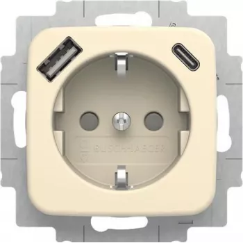 BUSCH-JAEGER SCHUKO kontaktligzda ar USB-A+C, 20 EUCB2USBAC-212 (2CKA002011A6295)