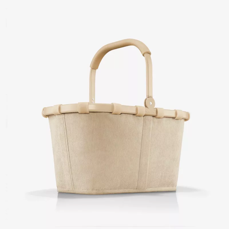 reisenthel Carrybag frame cord iepirkumu grozs, poliesteris, smilškrāsā, BK 6053