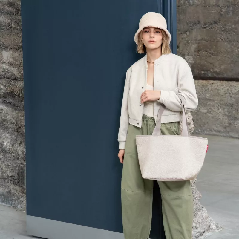 Reisenthel Shopper M Teddy Sand iepirkumu soma 15L ZS1042