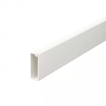 OBO Bettermann 6150780 kabeļu kanāls, 2000 x 30 x 10 mm, tīri balts, 1 gab.