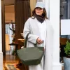 reisenthel Shopper M cord dark matcha iepirkumu soma ZS5057 - 15 litru ietilpība