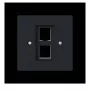 Busch-Jaeger centrālā plate ar atbalsta gredzenu modulārajai ligzdai 2561-02-45M 2CKA001753A9929