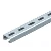 OBO Bettermann montāžas sliede C-profils 41x21 mm, perforēta, 2000 mm, karsti cinkots tērauds, spraugas platums 22 mm 1122933